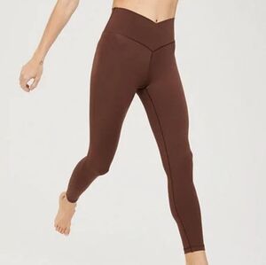 Aerie Brown High-Waisted Leggings